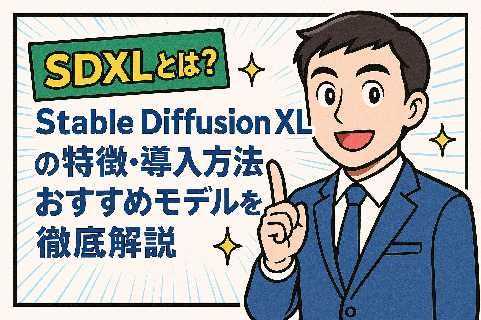 SDXLとは？Stable-Diffusion-XLの特徴・導入方法・おすすめモデルを徹底解説