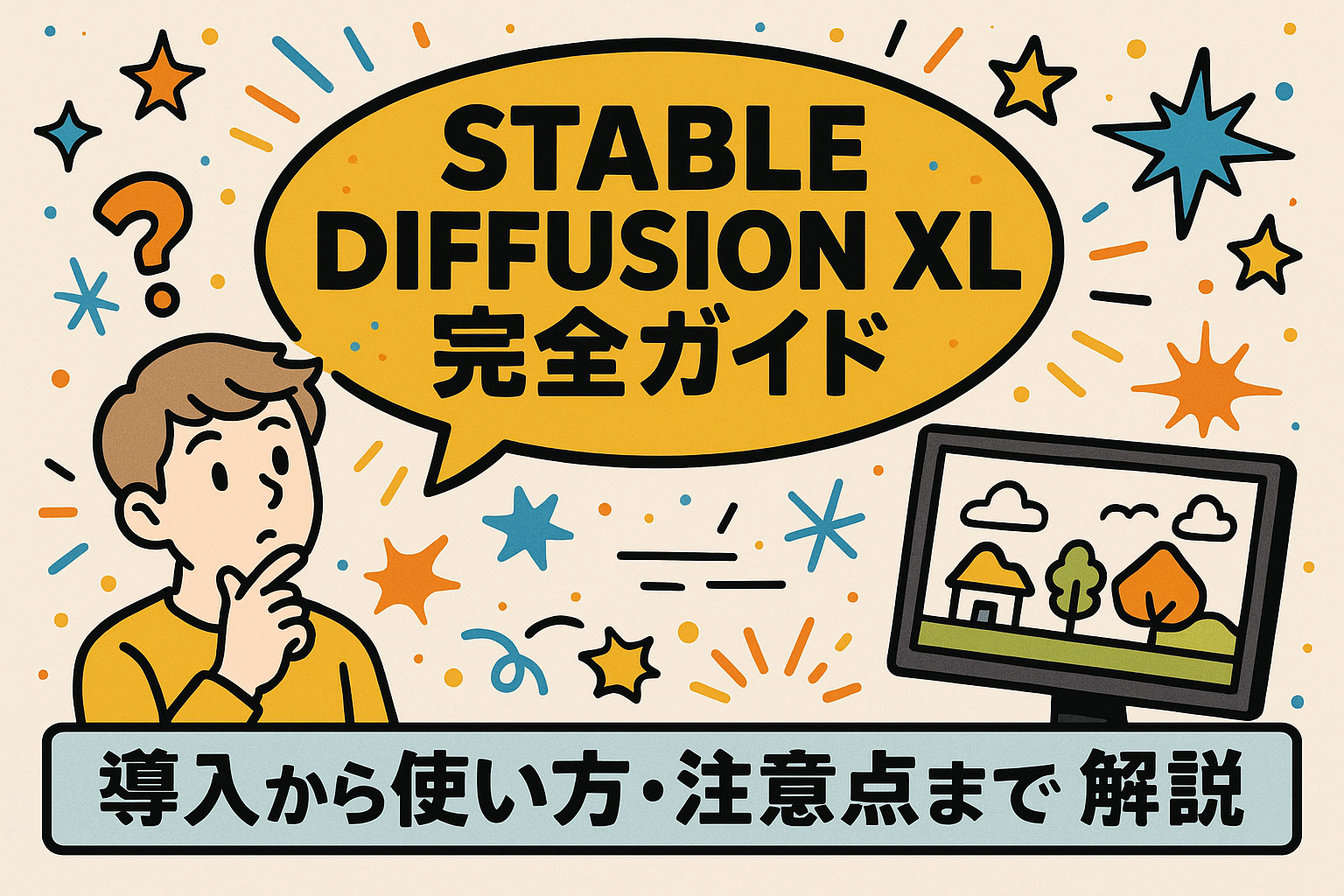 Stable Diffusion XL完全ガイド｜導入から使い方・注意点まで解説